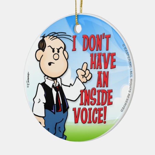 Inside Voice Keramikornament (Links)