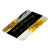 Inside White Lilies Personal Wedding Magnet (Linke Seite)