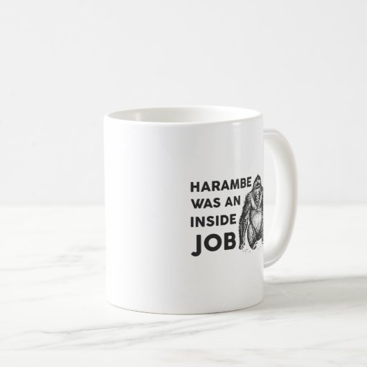 Insider-Job Harambe Kaffeetasse (VorderseiteRechts)