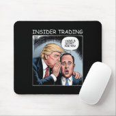 Insider Trading Trump - Funny Mousepad (Mit Mouse)