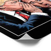 Insider Trading Trump - Funny  Poster (Ecke)