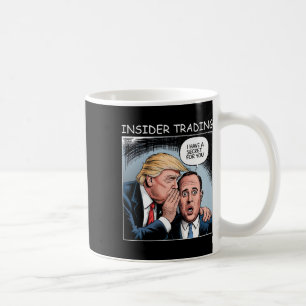 Insider-Trading Trump - Lustig Kaffeetasse