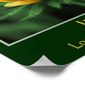 Insight-Blume Inspiration Zitat Poster (Ecke)