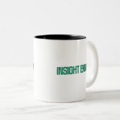 Insight Engine | Datenermittlung & Intelligenz Zweifarbige Tasse (VorderseiteRechts)