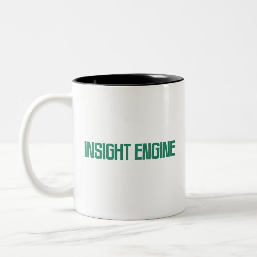 Insight Engine | Datenermittlung & Intelligenz Zweifarbige Tasse (Links)