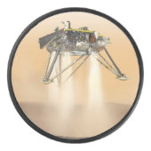 InSight Landing auf Mars Eishockey Puck (Vorderseite)