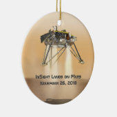InSight Landing auf Mars Keramik Ornament (Rechts)