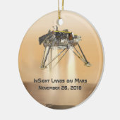 InSight Landing auf Mars Keramik Ornament (Links)