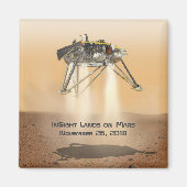 InSight Landing auf Mars Magnet (Vorne)