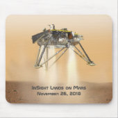 InSight Landing auf Mars Mousepad (Vorne)