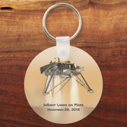 InSight Landing auf Mars Schlüsselanhänger (Vorderseite)