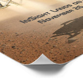 InSight Landing on Mars Poster (Ecke)