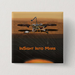 InSight Mars Lander Mission Button
