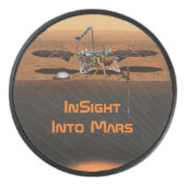 InSight Mars Lander Mission Eishockey Puck (Vorderseite)