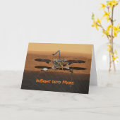 InSight Mars Lander Mission Karte (Gelbe Blume)