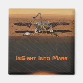 InSight Mars Lander Mission Magnet (Vorne)