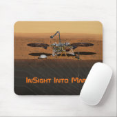 InSight Mars Lander Mission Mousepad (Mit Mouse)