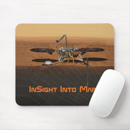 InSight Mars Lander Mission Mousepad (Mit Mouse)