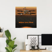 InSight Mars Lander Mission Poster (Heimbüro)