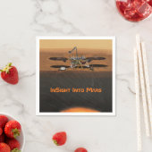 InSight Mars Lander Mission Serviette (Beispiel)