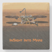 InSight Mars Lander Mission Steinuntersetzer (Vorderseite)