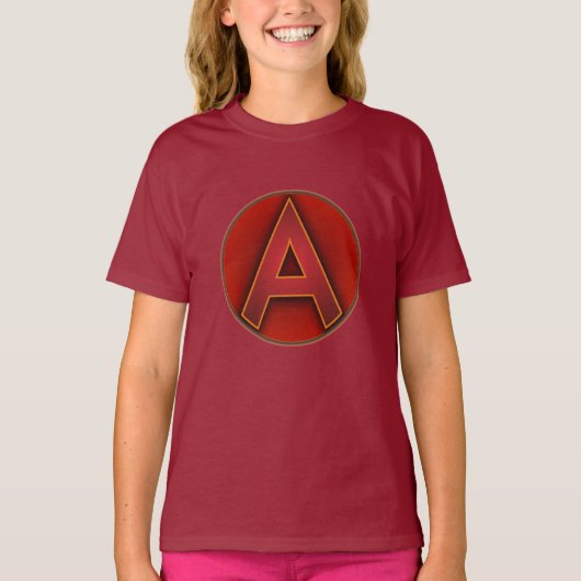Insigna Super Hero "A" T-Shirt (Vorderseite)