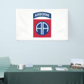 Insignia Military Veteran der 82. Im Flugzeug Abte Banner (Messeveranstaltung)