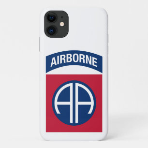 Insignia Military Veteran der 82. Im Flugzeug Abte Case-Mate iPhone Hülle