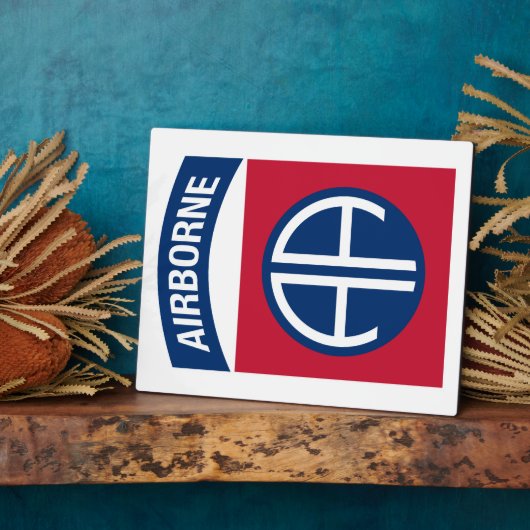 Insignia Military Veteran der 82. Im Flugzeug Abte Fotoplatte (Seite)