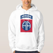 Insignia Military Veteran der 82. Im Flugzeug Abte Hoodie (Vorderseite)