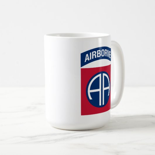 Insignia Military Veteran der 82. Im Flugzeug Abte Kaffeetasse (VorderseiteRechts)