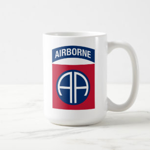 Insignia Military Veteran der 82. Im Flugzeug Abte Kaffeetasse