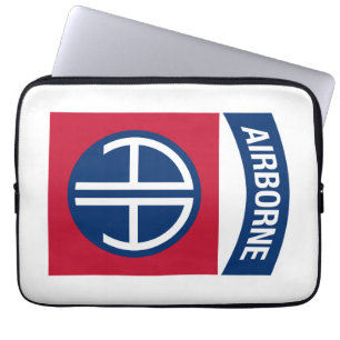 Insignia Military Veteran der 82. Im Flugzeug Abte Laptopschutzhülle