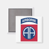 Insignia Military Veteran der 82. Im Flugzeug Abte Magnet (Vorderseite/Rückseite)