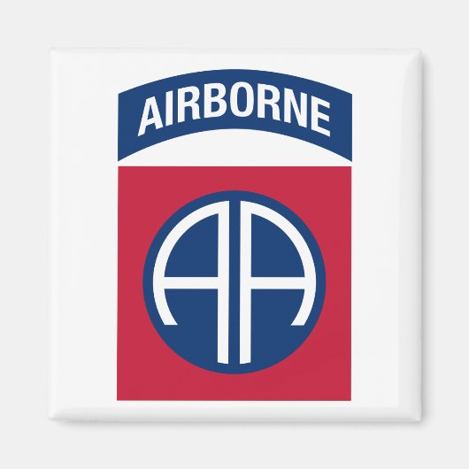 Insignia Military Veteran der 82. Im Flugzeug Abte Magnet (Vorne)
