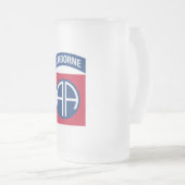 Insignia Military Veteran der 82. Im Flugzeug Abte Mattglas Bierglas (VorderseiteRechts)