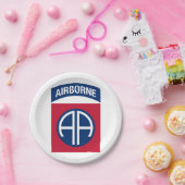 Insignia Military Veteran der 82. Im Flugzeug Abte Pappteller (Party)