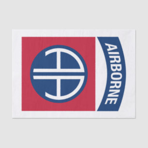 Insignia Military Veteran der 82. Im Flugzeug Abte Seidenpapier