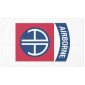 Insignia Military Veteran der 82. Im Flugzeug Abte Tischdecke (Vorderseite (Horizontal))