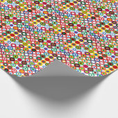 Insignia of national air forces - Air Force Rounde Geschenkpapier (Ecke)