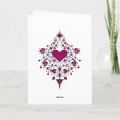 Insigniata, a Valentine Feiertagskarte (Rückseite)