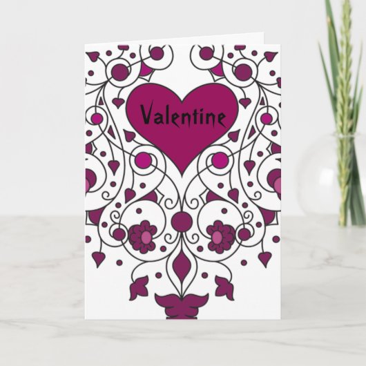 Insigniata, a Valentine Feiertagskarte (Vorderseite)