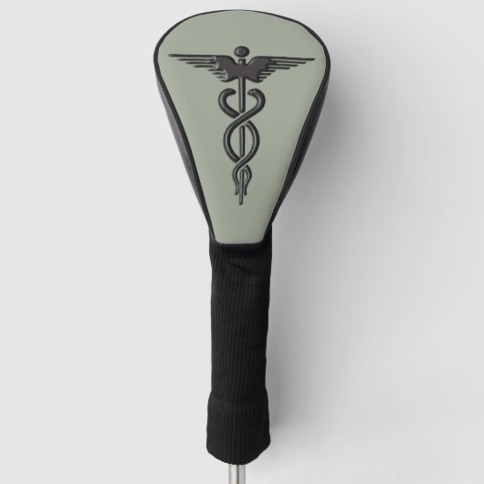 Insignien Caduceus Golf Headcover (Vorderseite)
