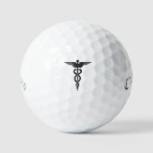 Insignien Caduceus Golfball (Vorderseite)