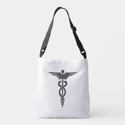 Insignien Caduceus Tragetaschen Mit Langen Trägern (Rückseite)