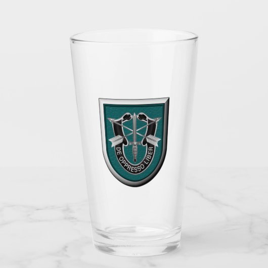 Insignien der 19. Gruppe der Spezialeinheiten (Im  Glas (Vorderseite)