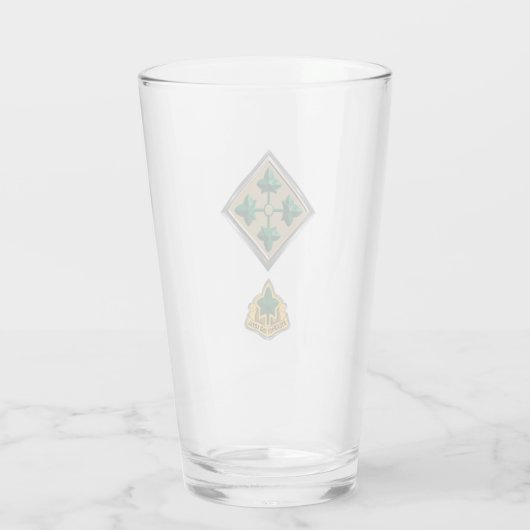 Insignien der 4. Infanterieabteilung Glas (Rückseite)