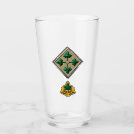 Insignien der 4. Infanterieabteilung Glas