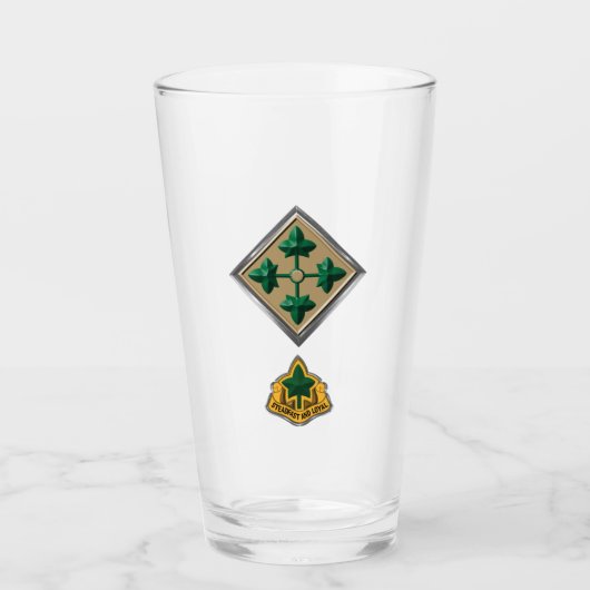 Insignien der 4. Infanterieabteilung Glas (Vorderseite)
