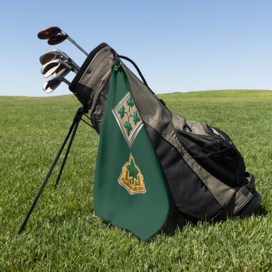 Insignien der 4. Infanterieabteilung Golfhandtuch (Gras)